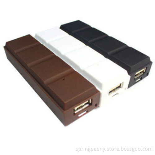 Chocolate Power Bank, 2600mAh with Logo